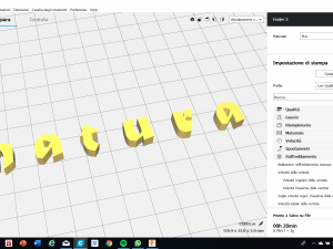 matura font uppercase and lowercase 3d letters stl file 3D Print Model