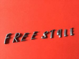 freestyle font uppercase and lowercase 3d letters stl file 3D Print Model