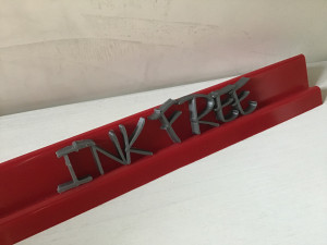 inkfree font uppercase and lowercase 3d letters stl file 3D Print Model