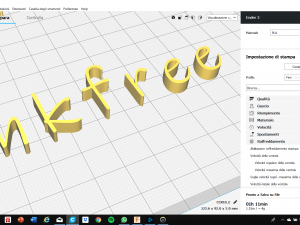 inkfree font uppercase and lowercase 3d letters stl file 3D Print Model
