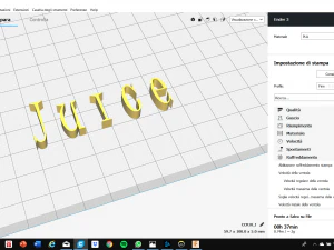 juice font uppercase and lowercase 3d letters stl file 3D Print Model