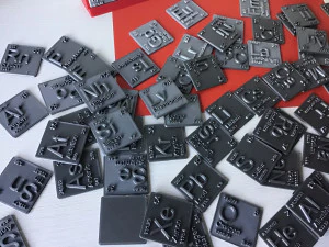 periodic table of elements blocks chemistry - 118 elements printable stl file 3D Print Model