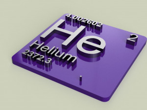 periodic table of elements blocks chemistry - 118 elements printable stl file 3D Print Model