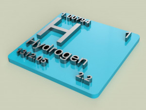 periodic table of elements blocks chemistry - 118 elements printable stl file 3D Print Model