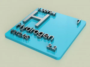 periodic table of elements blocks chemistry - 118 elements printable stl file 3D Print Model