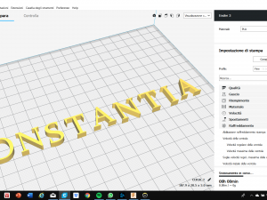 constantia font uppercase and lowercase 3d letters stl file Model do druku 3D