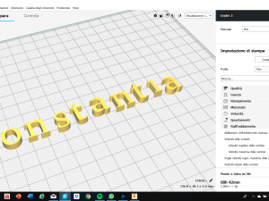 constantia font uppercase and lowercase 3d letters stl file Model do druku 3D