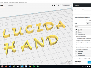 lucida handwriting font uppercase and lowercase 3d letters stl file 3D Print Model