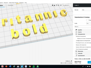 britannic bold font uppercase and lowercase 3d letters stl file 3D-printmodel