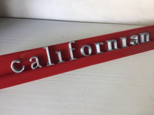 californian font uppercase and lowercase 3d letters stl file Modèles 3D en vedette