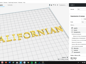 californian font uppercase and lowercase 3d letters stl file Modèles 3D en vedette