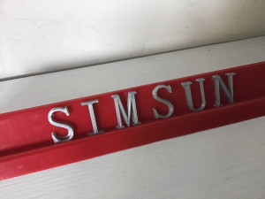 simsun font uppercase and lowercase 3d letters stl file Modèles 3D en vedette