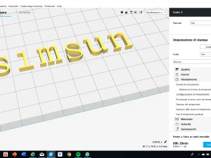 simsun font uppercase and lowercase 3d letters stl file 3D Print Model