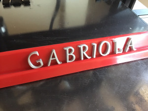 gabriola font uppercase and lowercase 3d letters stl file 3D Print Model