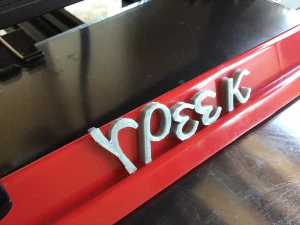 greek font uppercase and lowercase 3d letters stl file 3D Print Model