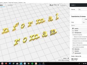 informal roman font uppercase and lowercase 3d letters stl file 3D 프린트 모델