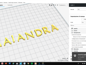 maiandra font uppercase and lowercase 3d letters stl file 3D Print Model