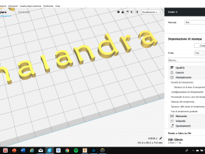 maiandra font uppercase and lowercase 3d letters stl file 3D Print Model