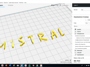 mistral font uppercase and lowercase 3d letters stl file 3D Print Model