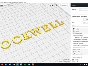 rockwell font uppercase and lowercase 3d letters stl file 3D Print Model