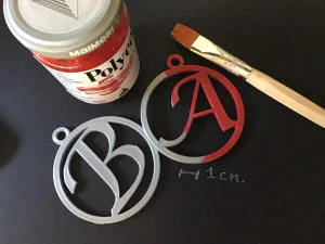 christmas 3d letters stl file 3D Print Model