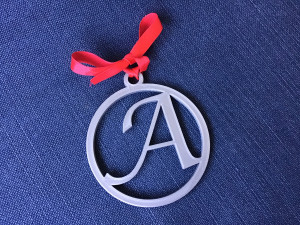 christmas 3d letters stl file 3Dプリントモデル