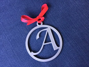 christmas 3d letters stl file 3D Print Model