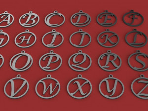 christmas 3d letters stl file 3Dプリントモデル