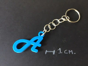 3d letters for keychain and more 3D Print Model