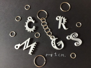 3d letters for keychain and more Modèles 3D en vedette