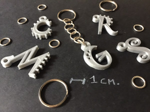 3d letters for keychain and more Modèles 3D en vedette
