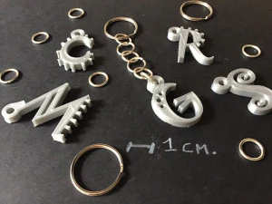 3d letters for keychain and more 3D Print Model