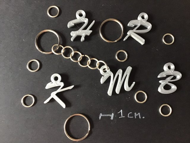 3d letters for keychain and more Modèles 3D en vedette .c4d .max .obj .3ds .fbx .stl .blend 