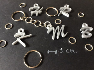 3d letters for keychain and more Modèles 3D en vedette