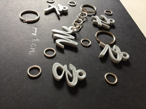 3d letters for keychain and more Modèles 3D en vedette
