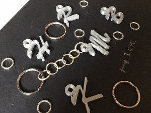 3d letters for keychain and more Modèles 3D en vedette