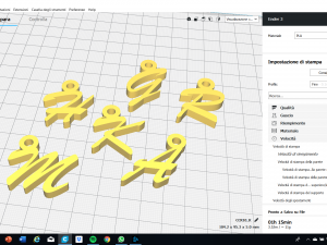 3d letters for keychain and more Modèles 3D en vedette