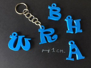 3d letters for keychain and more 3D 프린트 모델