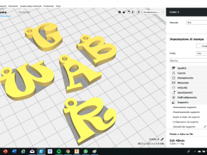 3d letters for keychain and more 3D प्रिंट मॉडल