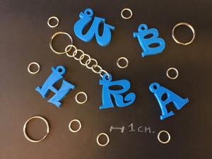 3d letters for keychain and more 3D प्रिंट मॉडल