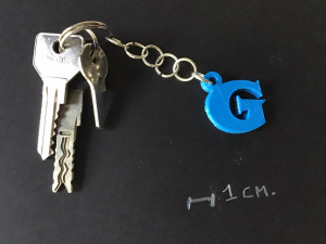 3d letters for keychain and more 3D-Druckmodell