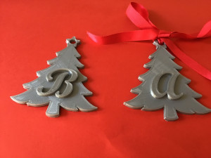 christmas tree 3d letters stl file Modèles 3D en vedette