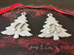 christmas tree 3d letters stl file 3D Print Model
