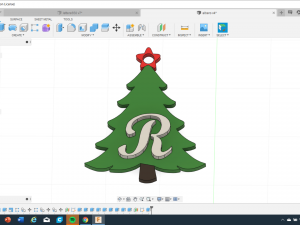 christmas tree 3d letters stl file 3D-printmodel