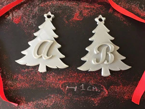christmas tree 3d letters stl file 3D Print Model