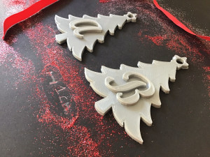 christmas tree 3d letters stl file 3D-printmodel