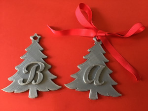 christmas tree 3d letters stl file 3D-printmodel