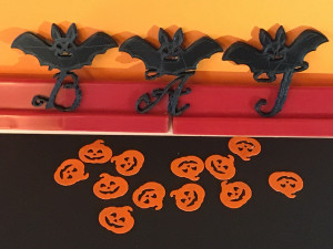 halloweenbat 3d letters stl file Modelo de impresión 3D