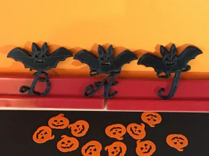 halloweenbat 3d letters stl file 3D Print Model