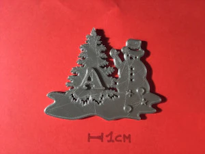 クリスマス雪だるま 3d 文字 stl ファイル 3Dプリントモデル